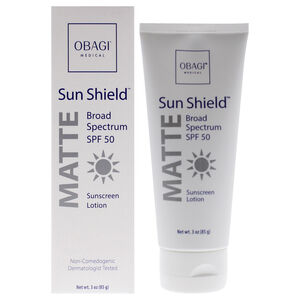 Sun Shield Matte SPF 50 by Obagi for Unisex - 3 oz Sunscreen